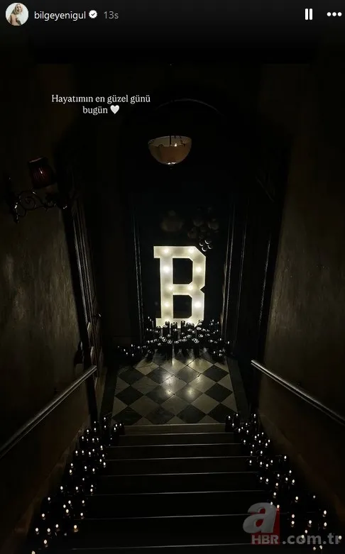 Cengiz Ünder'den sevgilisi Bilge Yenigül'e sürpriz kutlama! Ağzı açık kaldı 4