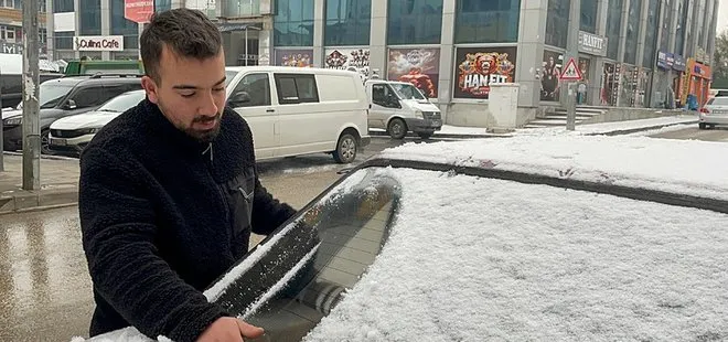 Kars Sarıkamış beyaza büründü