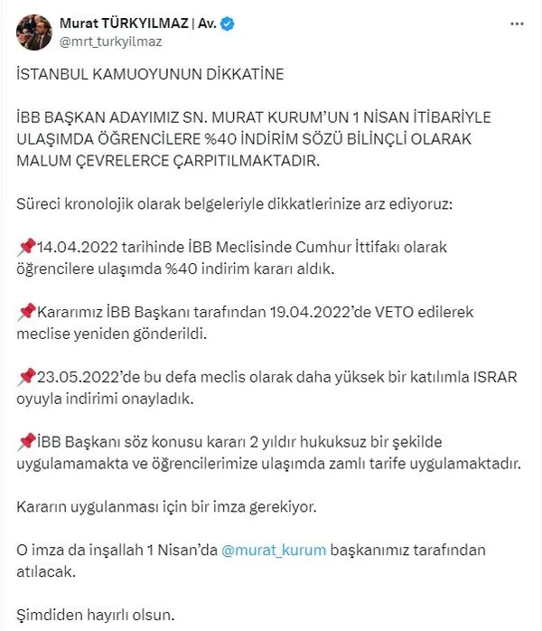 ekrem-imamogluna-soguk-dus-ogrencilere-ulasim-indirimini-2-yildir-uygulamiyor-imamoglunun-isbilmezligi-belgele-1709068230617.jpeg Öğrenciye indirim değil bindirim! Ekrem İmamoğlu gençlere yalan söyledi: Ulaşım indirimini 2 yıldır veto ediyor | Gerçek belgelerle tescillendi - 6