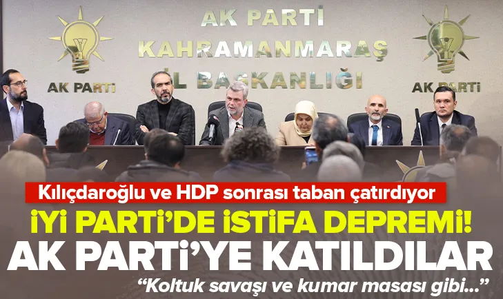 İYİ Partili iki isim AK Parti’ye katıldı!