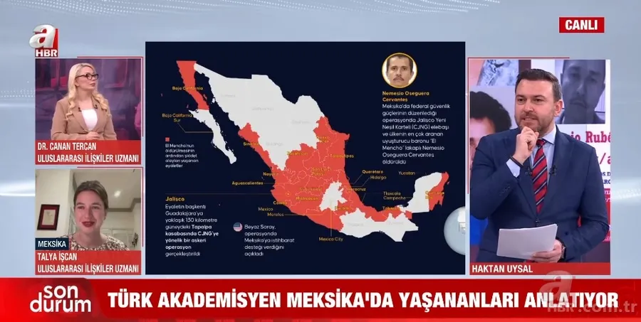 Meksika’dan dünyaya uzanan uyuşturucu ağı! Başkentten canlı bağlantı A Haber'de 8