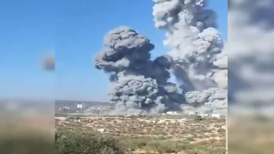 İdlib’de mühimmat deposunda patlama