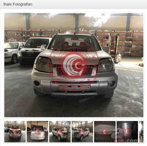 Ticaret Bakanlığı satışa çıkardı! 18 bin 750 liraya cip satılıyor 14