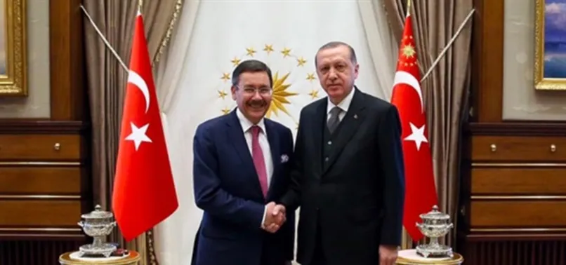 Cumhurbaşkanı Erdoğan, Melih Gökçek ile görüştü