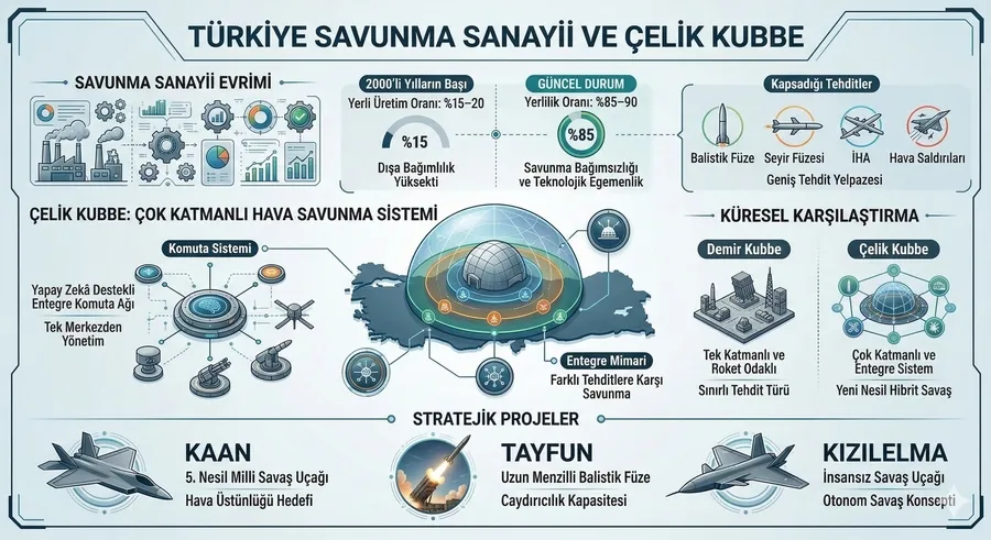 Türkiye’nin gök vatan kalkanı: Çelik Kubbe dünya gündeminde - 1