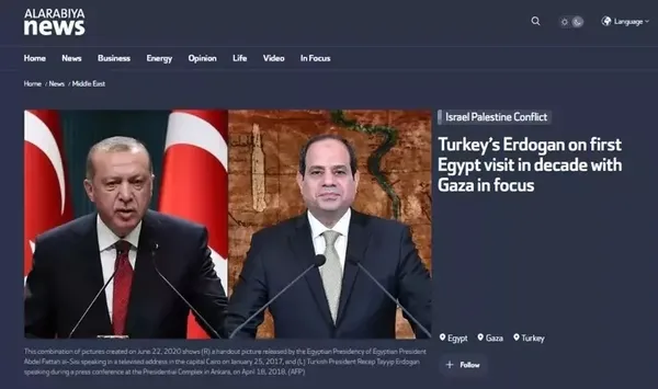 1707923624670.jpeg Başkan Erdoğan'ın Mısır ziyareti dünya basınında geniş yankı buldu! Uluslararası ajanslar Kahire'ye iniş anını 'son dakika' olarak geçti! "Tarihi el sıkışma" - 7