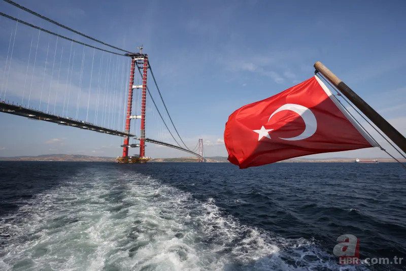 1915 Çanakkale Köprüsü için büyük gün: İlk adım atıldı! 318 metre yükseklikten görüntülendi 24