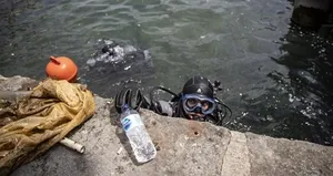 Ortaköy’de denizden atıklar çıkarıldı