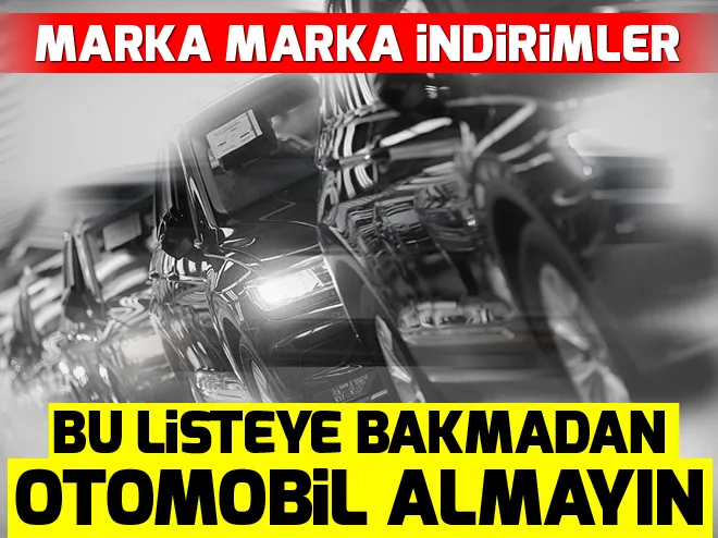 İşte marka marka otomobillere gelen indirimler