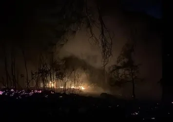 Burdur'daki orman yangını söndürüldü