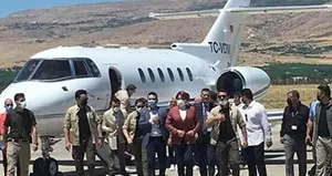 Özel uçak sözü Malatya’da patladı