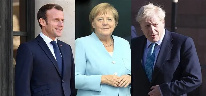 Macron, Merkel ve Johnson ile birlikte Erdoğan ile görüşeceklerini açıkladı