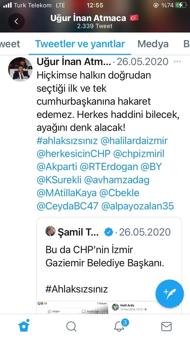 Gaziemir Belediye Başkanı Halil Arda'nın hakaretlerini eleştiren AK Partili Uğur İnan Atmaca 186 gün adli para cezasına çarptırıldı - 10