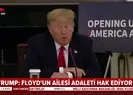 Son dakika: ABD Başkanı Trumptan George Floyd açıklaması |Video