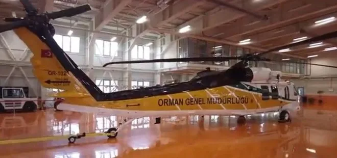 Tarım ve Orman Bakanı Vahit Kirişci açıkladı: OGM’nin ilk T70 yangın söndürme helikopteri göreve hazır