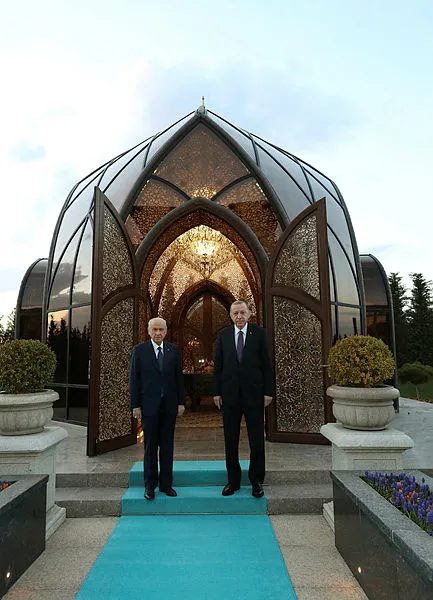 Başkan Erdoğan ve Bahçeli iftar yemeğinde bir araya geldi - 2