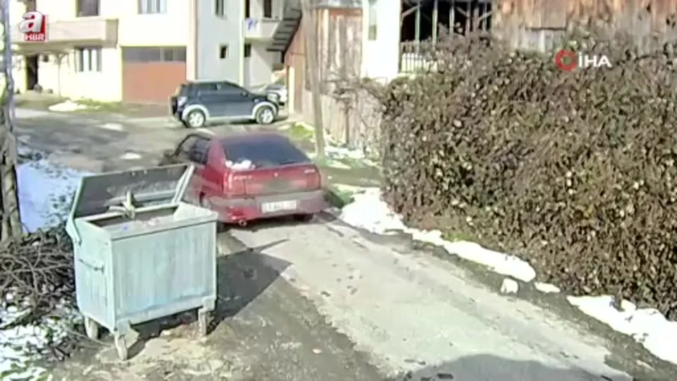 Köpeği ezen sürücü yakalandı