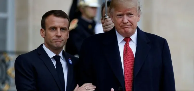 Macron ve Trump'tan koronavirüs görüşmesi