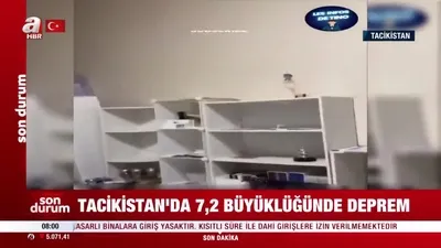 Tacikistan’da 7,2 büyüklüğünde deprem!