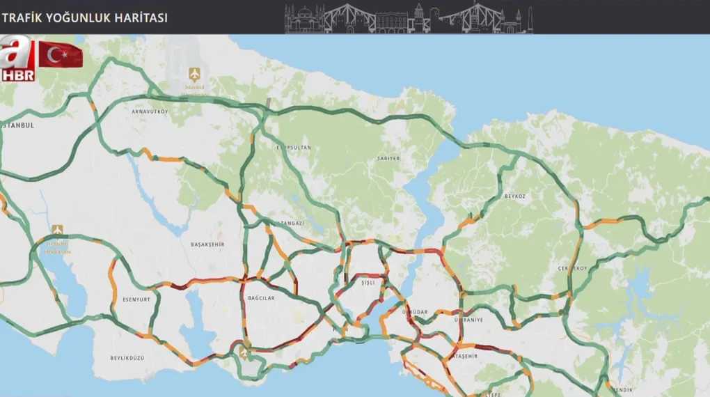 İstanbul'da eve dönüş çilesi erken başladı