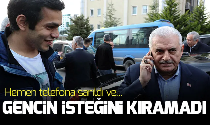Binali Yıldırımdan Kavacıkta telefon sürprizi