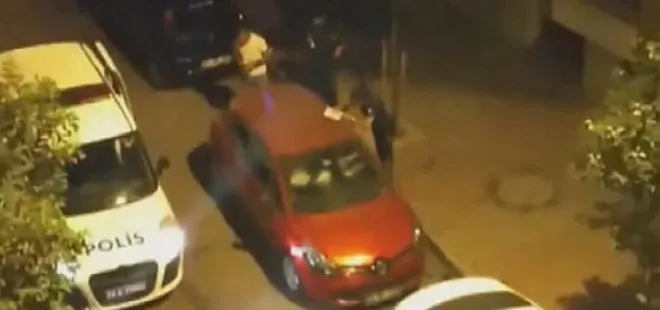 İstanbul’da eşiyle kavga eden kişi otomobilinin camlarını böyle kırdı
