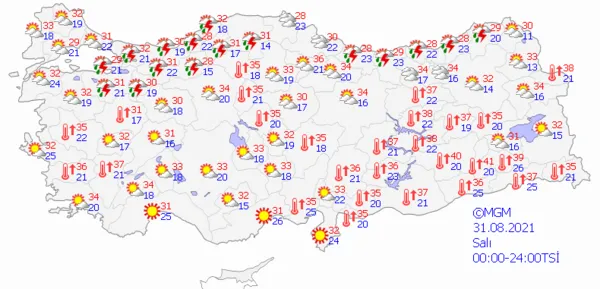 1629991803004.png Meteoroloji'den çok sayıda ile son dakika sağanak yağış uyarısı! İstanbul Ankara İzmir'de bu hafta hava durumu nasıl olacak? - 9