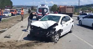 Samsun’da trafik kazası: 3 yaralı