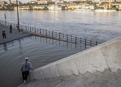 Budapeşte’de sel: Tuna nehri taştı