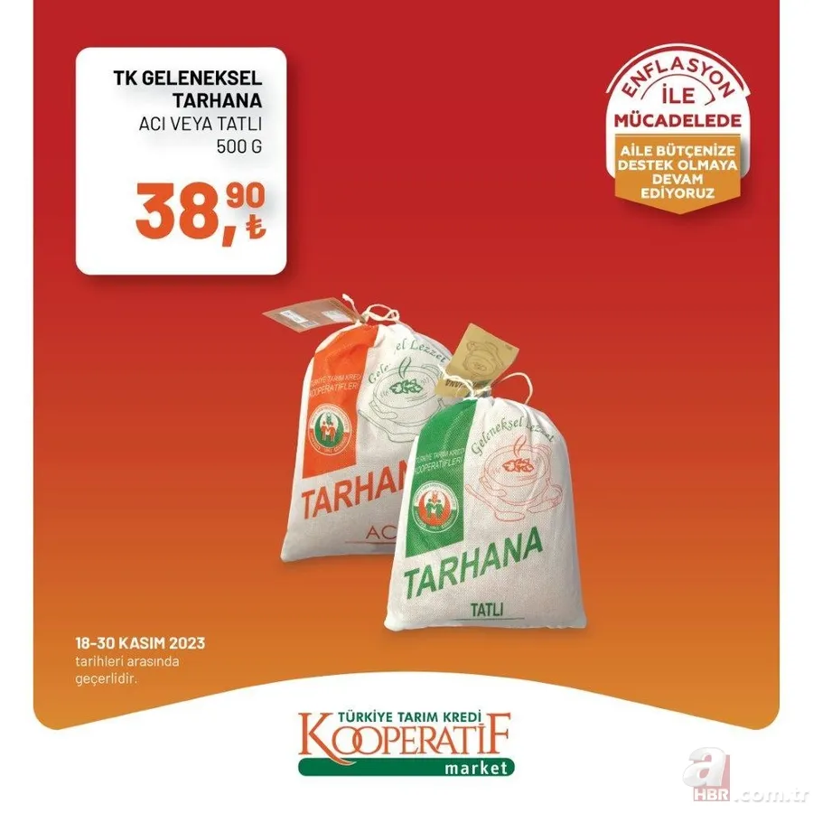 Tarım Kredi Market Kasım indirimleri bitiyor! Tost peyniri, sıvı deterjan, tuvalet kağıdı, domates salçası ve dana kıyma kaç TL’ye satılıyor? 14