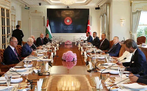 Başkan Erdoğan ile Filistin Devlet Başkanı Abbas arasında kritik görüşme! İşte ele alınan konular