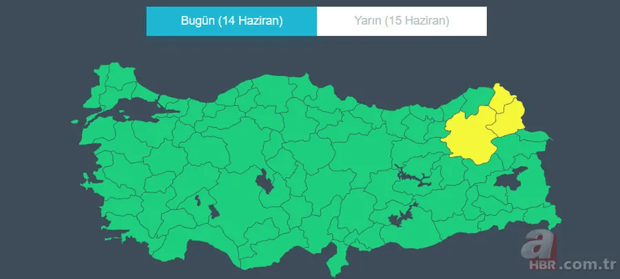 Hafta sonu hava nasıl olacak? Meteoroloji uyardı: Kuvvetli yağış ve toz taşınımı geliyor! Bu bölgeler dikkat! 3
