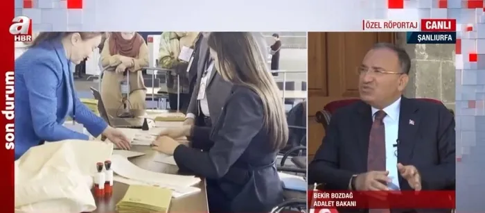 Adalet Bakanı Bekir Bozdağ'dan A Haber'de 14 Mayıs mesajı: İstanbul ayağa kalktıysa Türkiye ayağa kalkmış demektir - 5