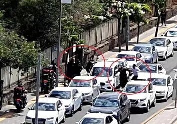 Diyarbakır'da adliye önünde kavga kamerada