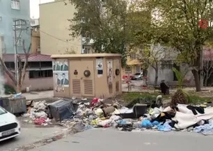 Buca’da park manzaralı çöp dağları