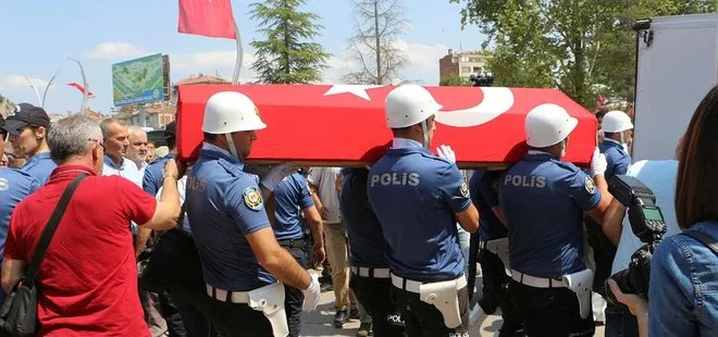 Şehit polis memuru Ali Ulaş son yolculuğuna uğurlandı