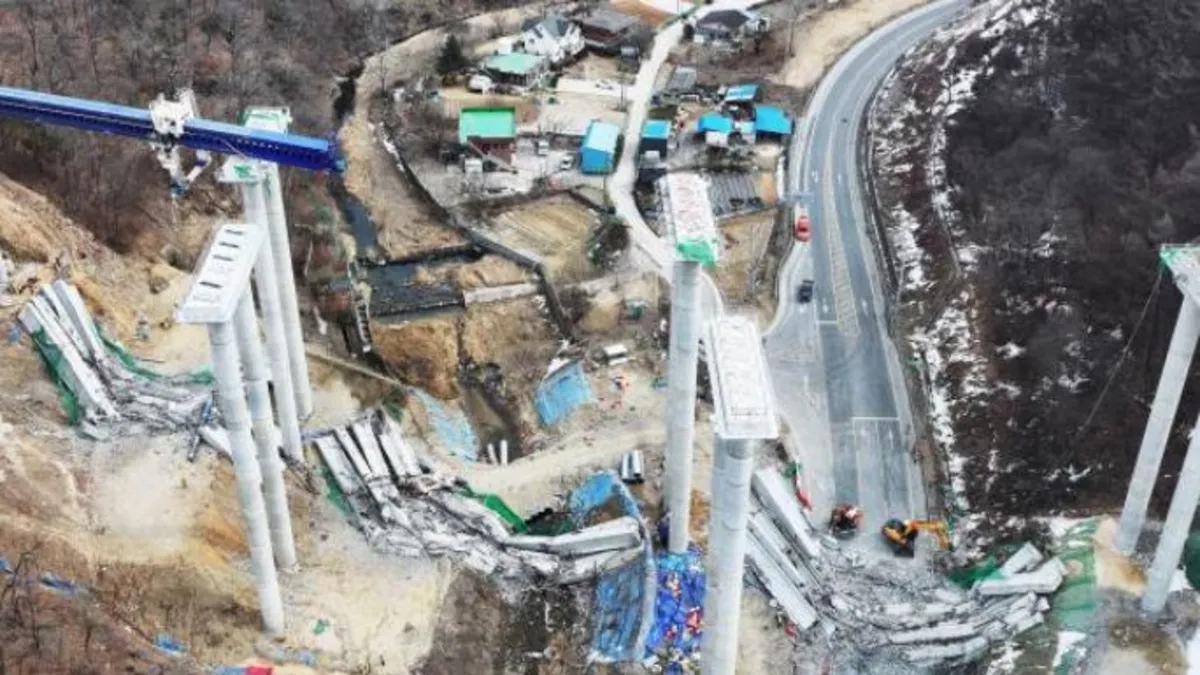 Güney Kore'deki köprü faciasında can kaybı 4'e yükseldi