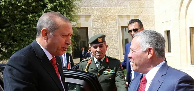 Ürdün Kralı’ndan Cumhurbaşkanı Erdoğan’a teşekkür