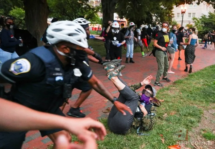 Protestolar Beyaz Saray’a sıçradı! Eylemcilere sert müdahale