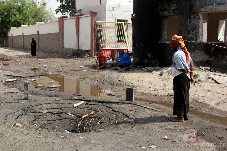 Yemen’deki bombalı saldırıda bilanço artıyor! Korkunç fotoğraflar