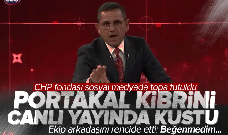 Portakal canlı yayında ’dış sesçi’yi azarladı