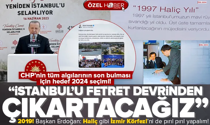 İmamoğlu’nun Haliç algısı ve AK Parti gerçeği…