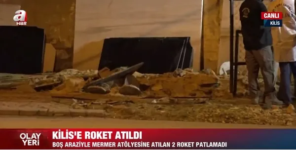 Suriye'den atılan roketler Kilis'e düştü - 1