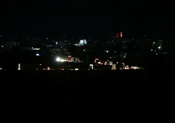 Kamışlı'da ABD konvoyu hareketliliği