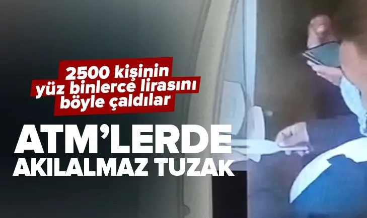 Suçüstü yakalandılar! 29 farklı ATM’ye kart kopyalama cihazı yerleştirip 2 bin 500 kişiye 800 bin TL’lik vurgun yaptılar
