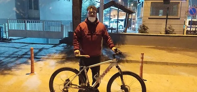 Çaldığı bisikleti internetten satmaya kalkan şahıs yakalandı