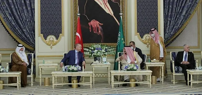 Başkan Erdoğan, Suudi Arabistan Kralı Selman ile bir araya geldi: Yeni bir dönemin başlaması için gayret içerisindeyiz