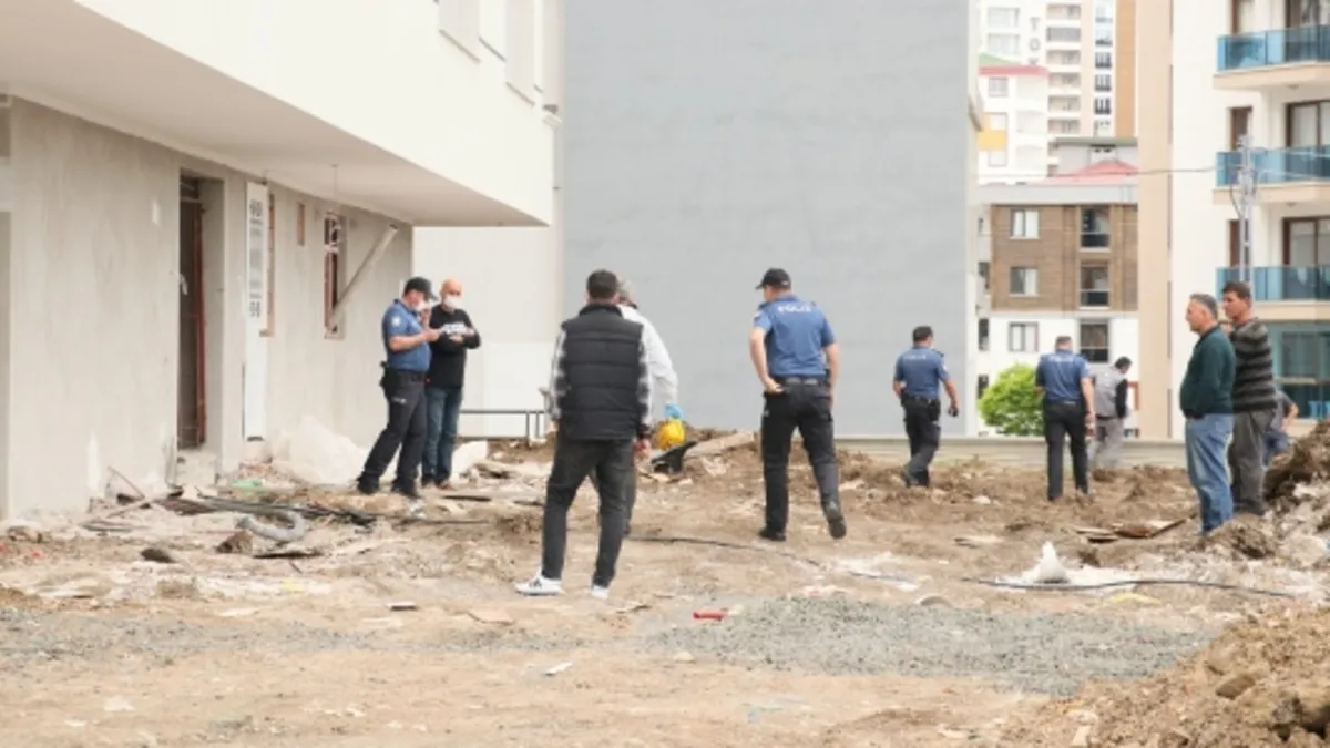 Samsun'da inşaatta asansör boşluğuna düşen usta öldü