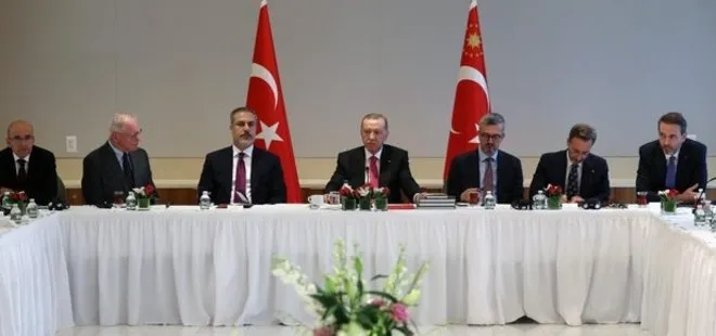 Başkan Erdoğan ABD’de faaliyet gösteren düşünce kuruluşu temsilcileriyle görüştü