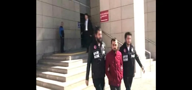 Volkan Demirel’e cep telefonu atan taraftar yakalandı